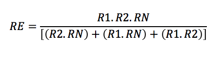 Calculo de resistencia equivalente en paralelo