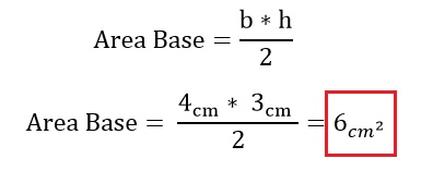 areadelabasedeunpoligonotriangular