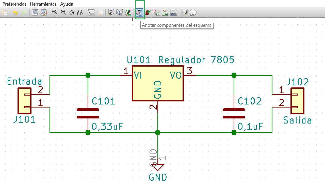 electrontools - anotar componentes-kicad