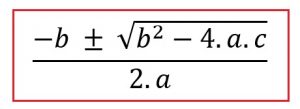 formula resolvente