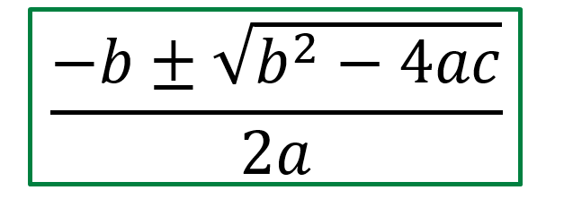 Formula resolvente